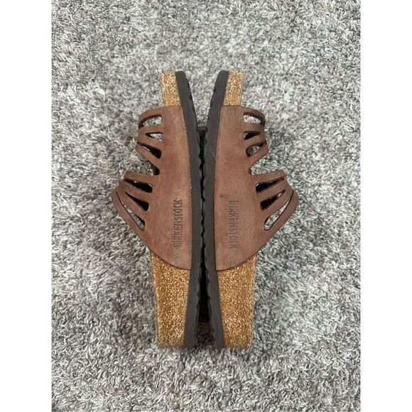 Birkenstock Granada Soft Footbed Strappy Slip on Sandal Brown Women's 6/6.5 37 - Picture 7 of 10